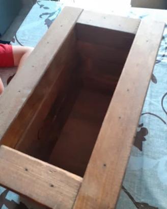 fioriera in legno 