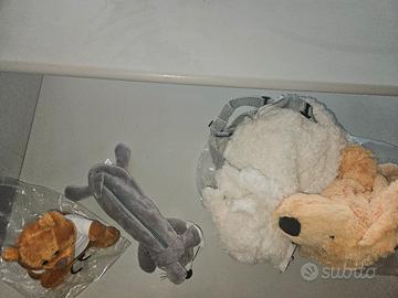set 4 peluche nuovi