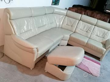 COMPONIBILE divano angolare in pelle ! CONSEGNA