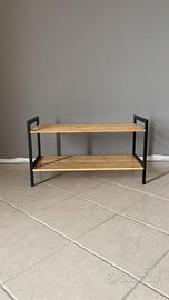 Scarpiera Legno 2 ripiani