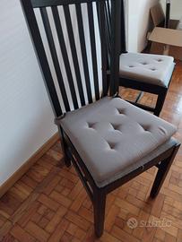 Sedie imbottite Ikea in coppia