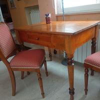 antiquariato tavolo rustico fine 800