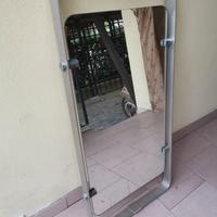 Specchi anni 80 cornice in ferro 50x100