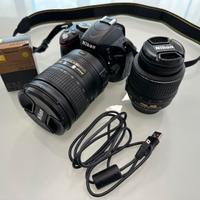 Reflex Nikon D5100 + 18-55 e 28-300