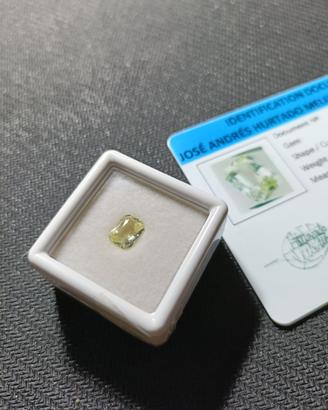 Zaffiro Giallo 1,03 ct - certificato