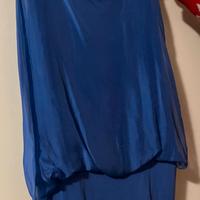 Sandro Ferrone, blusa elegante azzurra, L