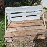 divano pallet legno