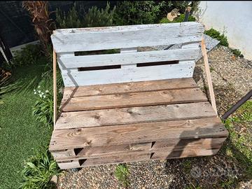 divano pallet legno
