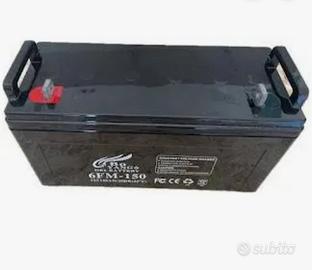 Batteria gel fotovoltaico camper offgrid 