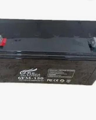 Batteria gel fotovoltaico camper offgrid 