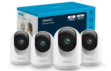 2K Telecamera Wi-Fi Interno 2.4/5GHz Visione Nottu