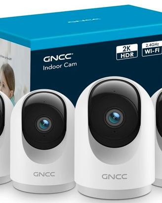 2K Telecamera Wi-Fi Interno 2.4/5GHz Visione Nottu