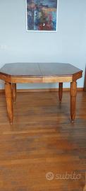 tavolo in noce liberty
