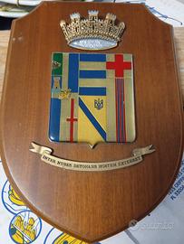 Targa Araldica in Legno con Stemma