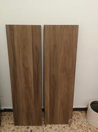 3 Mensole Legno Noce 100x33x4