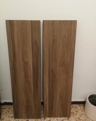 3 Mensole Legno Noce 100x33x4