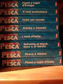 Collezione pesca Vhs e fascicoli Io Pesco