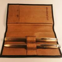 Vintage parure berendshon 2 penne oro satinate '60