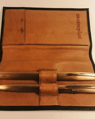 Vintage parure berendshon 2 penne oro satinate '60