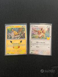 Carta pokemon 30 the anniversario