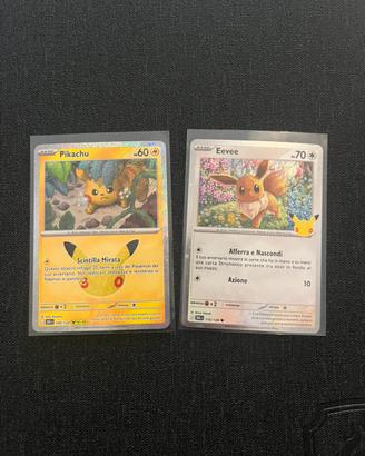 Carta pokemon 30 the anniversario
