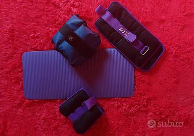 Cavigliere e tappetino per ginocchia 