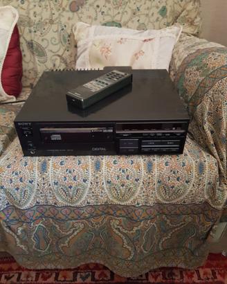 Lettore cd Sony CDP 101 con telecomando 