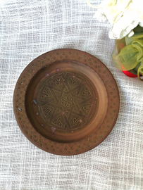 Piattino in metallo per casa veranda giardino