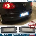 Placchette Luci Targa LED per VW Golf 5 NO Error