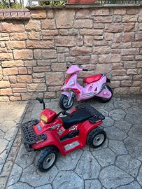 2 moto elettriche per bambini