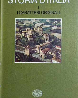 "STORIA D'ITALIA”  Einaudi editore- 1972