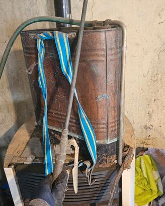 Pompa manuale in rame per trattamenti piante