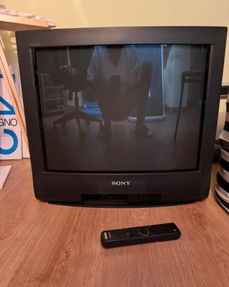 Sony Trinitron KV-25R1A TV CRT Retrogaming vintage