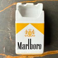 Posacenere Marlboro vintage in ceramica