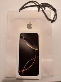 iPhone16 Pro Max 1TB Nat. Titanium NUOVO SIGILLATO