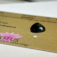  Zaffiro naturale blu 4.29 ct NO HEAT Cert. Lotus 