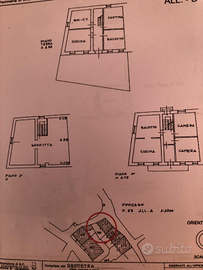 Casa a schiera con 3 piani