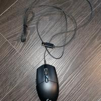 Mouse Pc gaming Logitech G203 Lightsync black