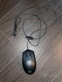 Mouse Pc gaming Logitech G203 Lightsync black