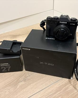 Fujifilm xt20 + fujinon xf27 27mm