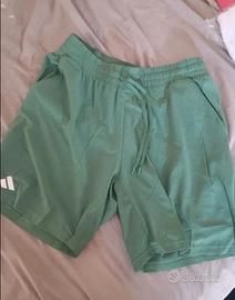 shorts Adidas uomo verdi taglia M
