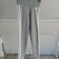 nuovi leggins donna Adidas XS grigio chiaro