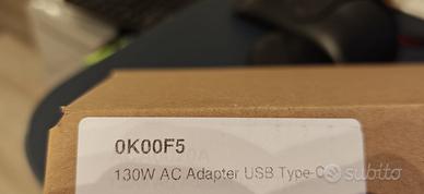 alimentatore ORIGINAL dell pc usb c 130w NUOVO