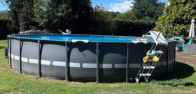 Piscina intex frame xt round 732cm