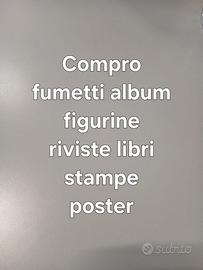 Ritiro Fumetti Album calciatori riviste libri