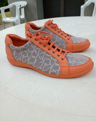 Scarpe Calvin Klein argento arancio Unisex  39 