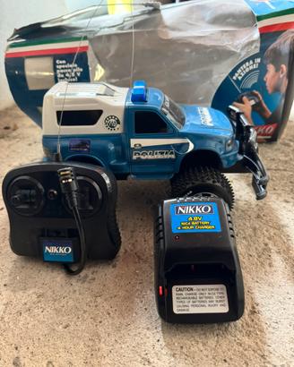 Macchinina radiocomandata, vintage Nikko polizia