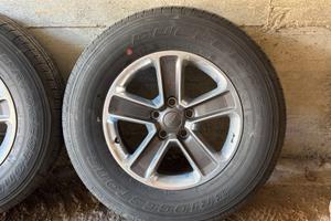 5 Cerchi Originali e gomme Wrangler 255/70 R18