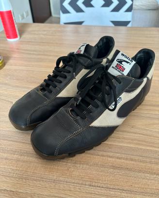 Scarpe da ginnastica pelle Walsh bianche e nere 40