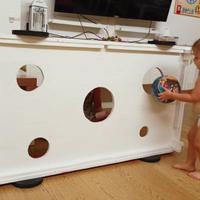 Lettino Montessori rosso 120*60 cm